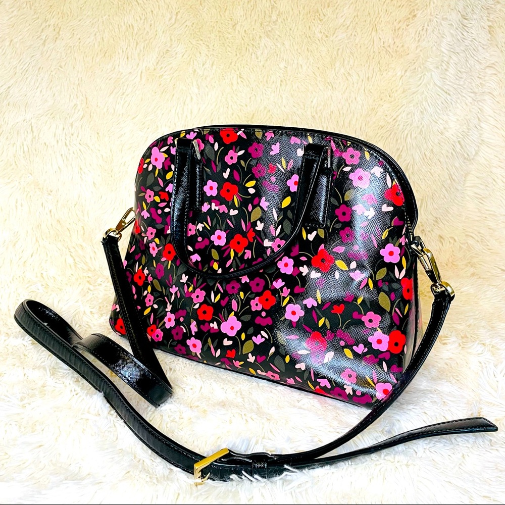 Kate Spade Floral Satchel - Picture 7 of 14